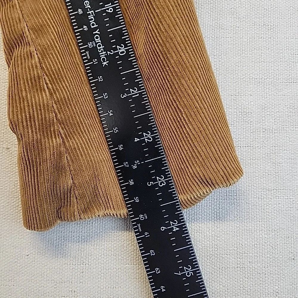 Brown Corduroy Blazer Jacket Men's 42R Vintage Style Unisex Oversized Look